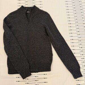 Mexx Charcoal V-Neck Sweater for Men